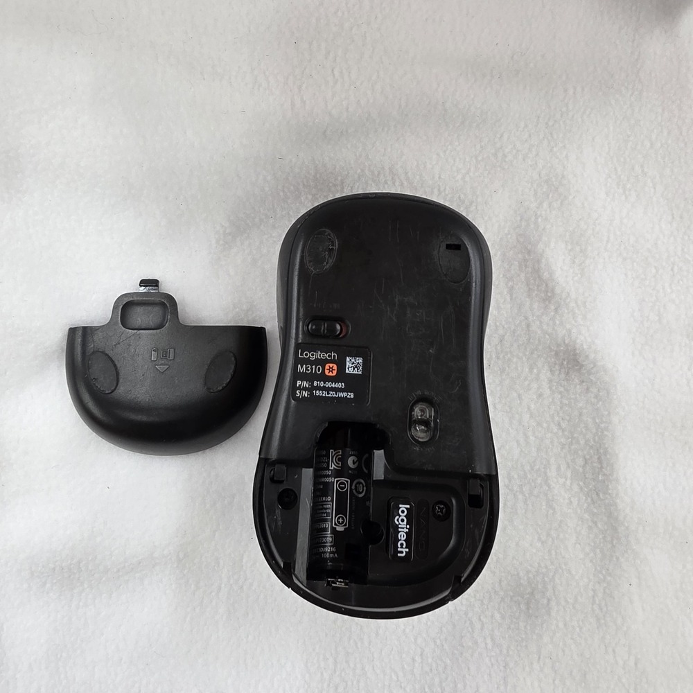 Logitech M310 Wireless Mouse Black - Complete With USB Nano Receiver & Cover - Picture 4 of 7